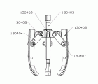 EXTRACTOR FORZA SERIE 1300T0 MECÁNICO DE 3 PATAS